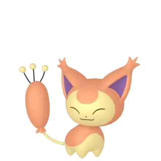 Skitty shiny front-facing sprite from Pokémon XD: Gale of Darkness