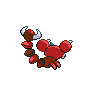 Skorupi shiny back-facing sprite from Pokémon White