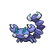 Skorupi front-facing sprite from Pokémon Diamond