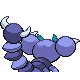 Skorupi back-facing sprite from Pokémon SoulSilver