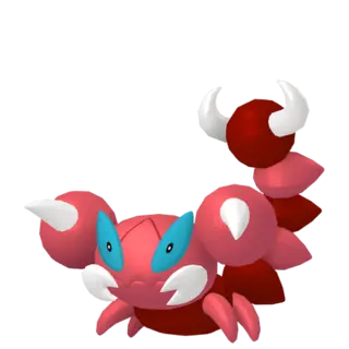Skorupi shiny front-facing sprite from Pokémon X