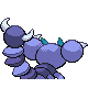 Skorupi back-facing sprite from Pokémon Platinum