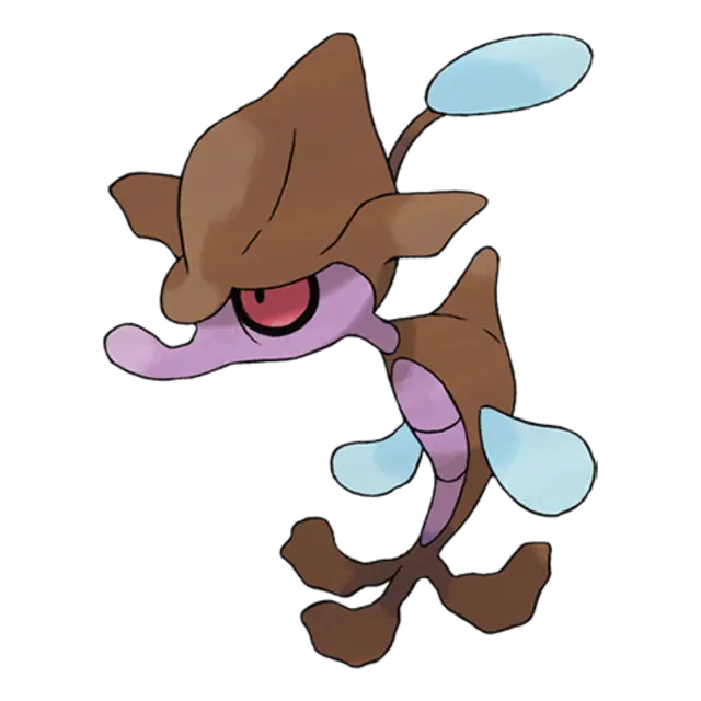 Skrelp, the Mock Kelp Pokémon — Poison/Water-type Pokémon official artwork
