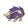 Skuntank front-facing sprite from Pokémon White 2