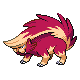 Skuntank shiny front-facing sprite from Pokémon Pearl