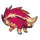 Skuntank shiny front-facing sprite from Pokémon HeartGold