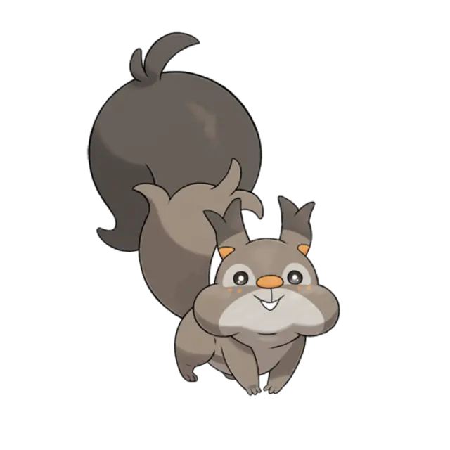 Skwovet, the Cheeky Pokémon — Normal-type Pokémon official artwork