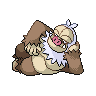 Slaking front-facing sprite from Pokémon White