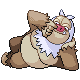 Slaking front-facing sprite from Pokémon Diamond