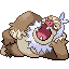Slaking front-facing sprite from Pokémon Emerald