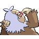 Slaking back-facing sprite from Pokémon SoulSilver