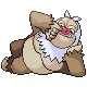 Slaking front-facing sprite from Pokémon SoulSilver