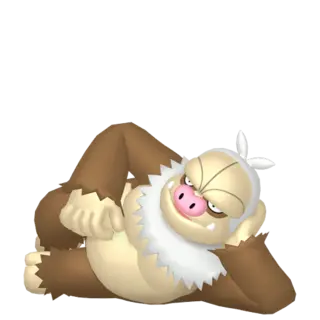 Slaking front-facing sprite from Pokémon Scarlet/Violet: The Indigo Disk