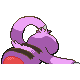 Slakoth shiny back-facing sprite from Pokémon Pearl