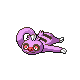 Slakoth shiny front-facing sprite from Pokémon Pearl