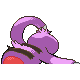 Slakoth shiny back-facing sprite from Pokémon SoulSilver
