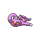 Slakoth shiny front-facing sprite from Pokémon Platinum