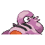 Slakoth shiny back-facing sprite from Pokémon Ruby