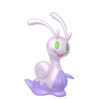 Sliggoo front-facing sprite from Pokémon Moon