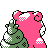 Slowbro back-facing sprite from Pokémon Crystal