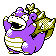 Slowbro shiny front-facing sprite from Pokémon Crystal