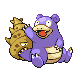 Slowbro shiny front-facing sprite from Pokémon Pearl