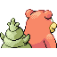 Slowbro back-facing sprite from Pokémon FireRed