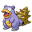 Slowbro shiny front-facing sprite from Pokémon FireRed
