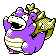 Slowbro shiny front-facing sprite from Pokémon Gold
