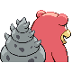 Slowbro back-facing sprite from Pokémon SoulSilver