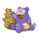 Slowbro shiny front-facing sprite from Pokémon Platinum