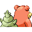 Slowbro back-facing sprite from Pokémon Sapphire