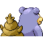 Slowbro shiny back-facing sprite from Pokémon Sapphire