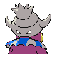 Slowking shiny back-facing sprite from Pokémon Pearl