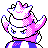 Slowking shiny back-facing sprite from Pokémon Gold