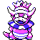 Slowking shiny front-facing sprite from Pokémon Gold