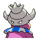 Slowking shiny back-facing sprite from Pokémon SoulSilver