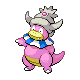 Slowking shiny front-facing sprite from Pokémon SoulSilver