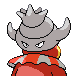 Slowking back-facing sprite from Pokémon Platinum
