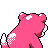Slowpoke back-facing sprite from Pokémon Crystal