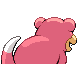 Slowpoke back-facing sprite from Pokémon Pearl