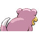 Slowpoke shiny back-facing sprite from Pokémon Pearl