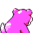 Slowpoke back-facing sprite from Pokémon Gold