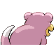 Slowpoke shiny back-facing sprite from Pokémon SoulSilver