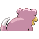 Slowpoke shiny back-facing sprite from Pokémon Platinum