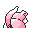 Slowpoke back-facing sprite from Pokémon Yellow