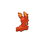 Slugma back-facing sprite from Pokémon Black