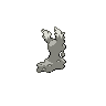 Slugma shiny back-facing sprite from Pokémon Black