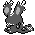 Slugma shiny front-facing sprite from Pokémon Crystal