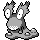 Slugma shiny front-facing sprite from Pokémon Gold